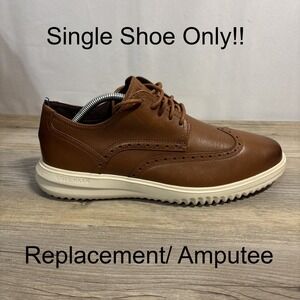 Cole Haan 10 M Wingtip Oxford Right Shoe Only!! Replacement  Amputee C36939